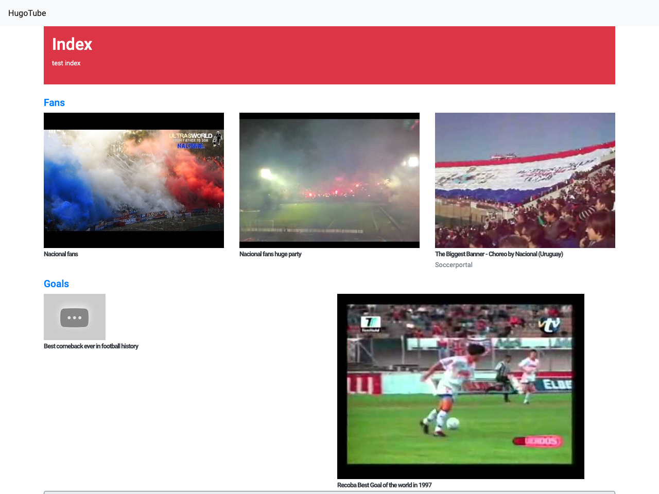 Hugotube screenshot