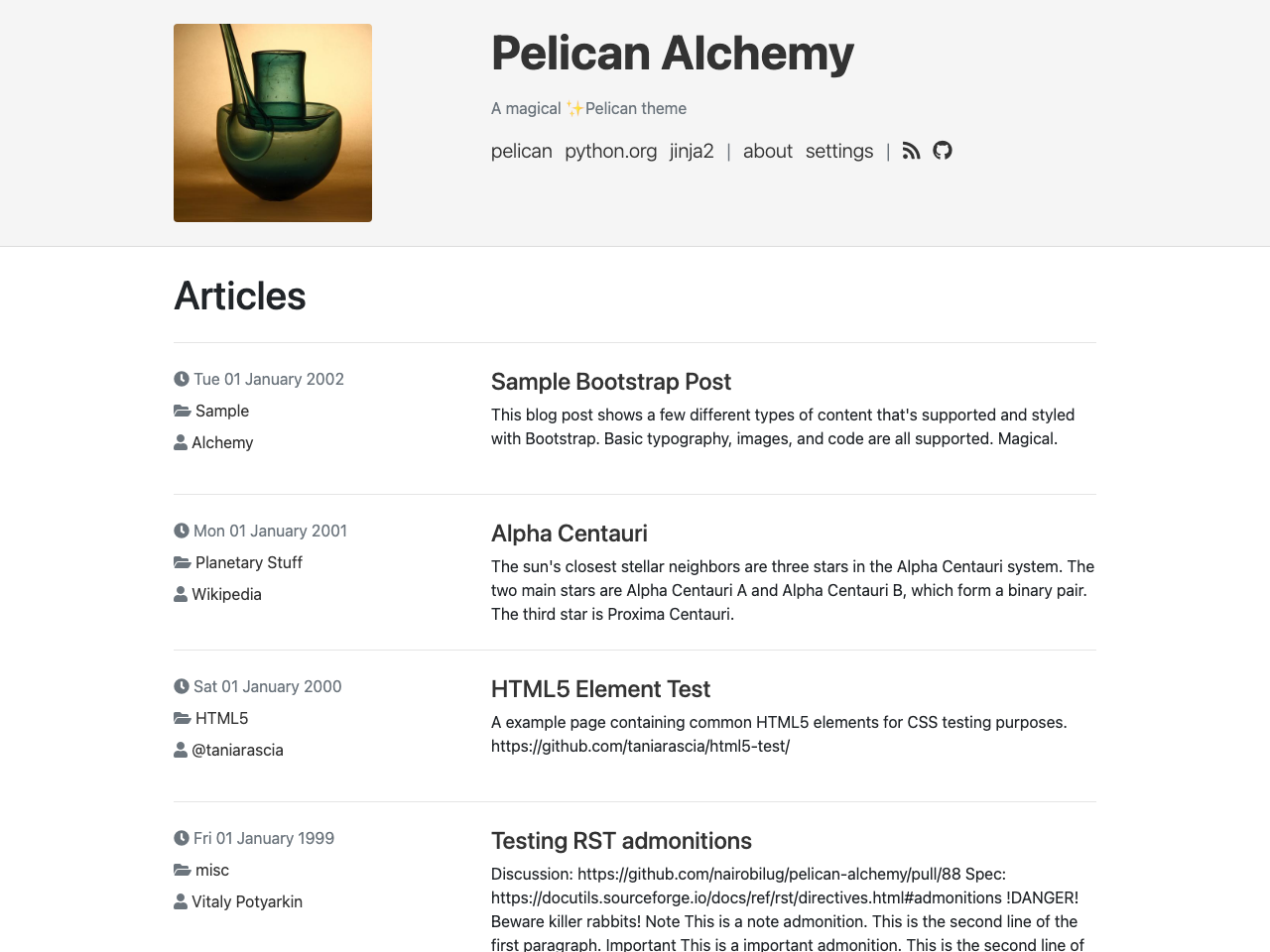 Alchemy screenshot