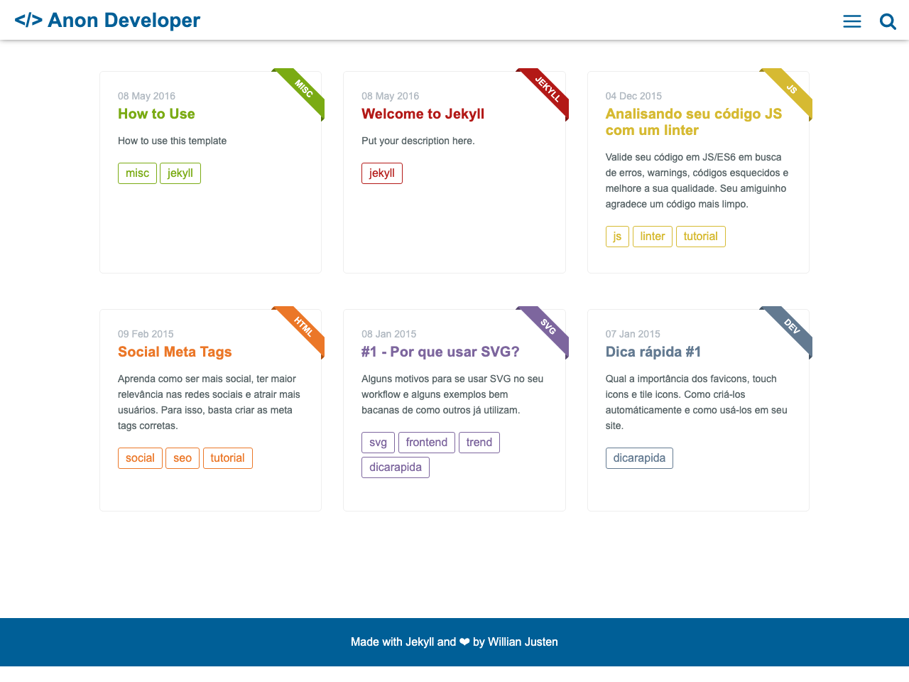 Cards screenshot