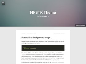 HPSTR screenshot