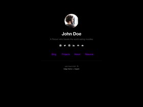 Jekyll Indigo screenshot